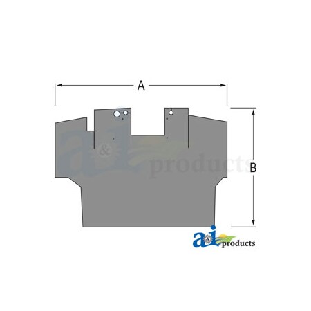 A & I Products Floor Mat 0" x0" x0" A-CFM400